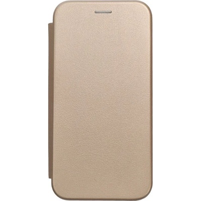 Forcell Кожен Калъф за Samsung A03S, Forcell Elegance Book Case, Златист (5903396124037)