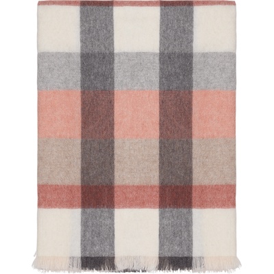 Elvang Intersection одеяло 130 x 190 см, сиво-червено (70005-RWG)