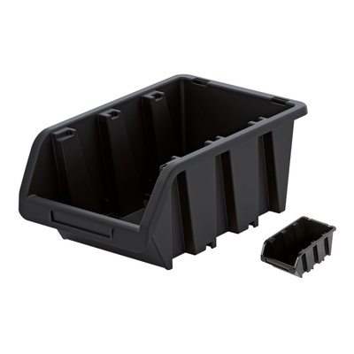 Prosperplast Кутия за съхранение на контейнери, Prosperplast, пластмаса, 29 см, черна (KTR30-S411) (KTR30-S411)