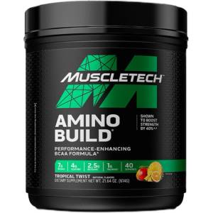 MuscleTech Amino Build / Performance-Enhancing BCAA Formula [593 грама] Tropical Twist