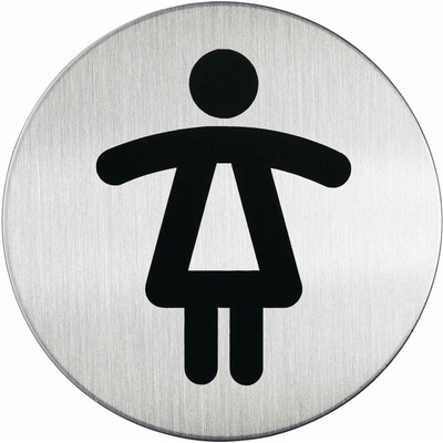 Piktogram "WC dámy" Ø 83 mm
