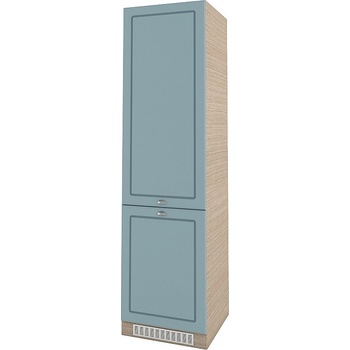 Image 1 of ИРИМ Колонен кухненски шкаф за вграден хладилник Сити МФ-Деним мат-06-50 60 см