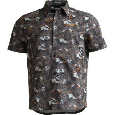 Zimtstern Мъжка фланелка с къс ръкав за колоездене Zimtstern Braapz Riding Shirt S/S Cycling jersey - Pirate Black - размер XXL (056-3317-0215)
