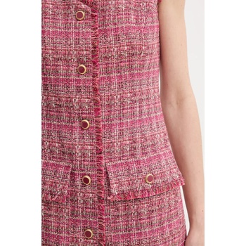 GUESS Рокля Marciano Guess CLAUDIA в розово къса със стандартна кройка 5GGK17 7302A (5GGK17.7302A)