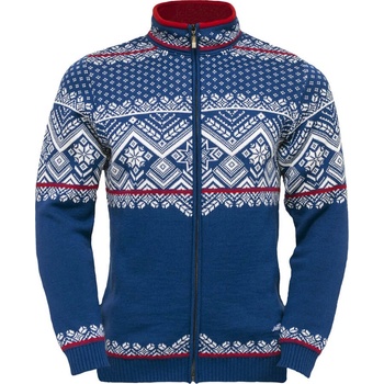 SportCool pánsky sveter s klasickým Nórskym vzorom svetlo modrá