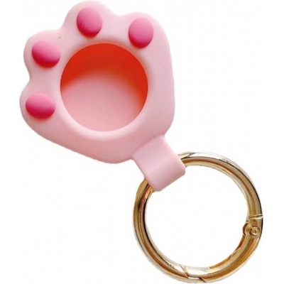 Loco Силиконов ключодържател за Apple AirTag - Loco AirTag Cat Claw Silicone Keyring Case (розов) (LOC017CATPNK)