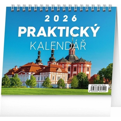 NOTIQUE Stolný Praktický s citátmi 16,5 x 13 cm 2026