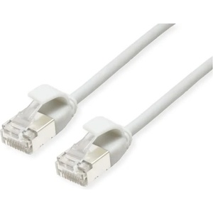 Roline Patch кабел U/FTP CAT6a LSOH, тънък, ултра гъвкав, кабел за центрове за данни, устойчив на издърпване, 2 м, бял 21.15. 1702-100 (21.15.1702-100)