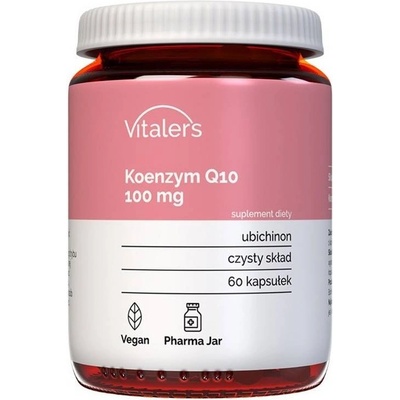 Vitaler's Коензим Q10, 100 mg, 60 капсули, Vitaler's (407436 (VIT-0743) VIT)