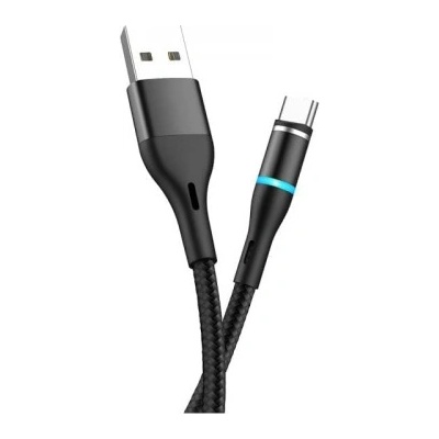 Tranyoo Кабел Tranyoo S9-C магнитен USB Type-C, 5.0A, 1m - Графит - 6970791122813 (6970791122813)