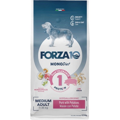 Forza 10 Medium Diet Low Grain s vepřovým 2 x 12 kg