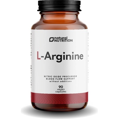 Natural Nutrition L-Arginín kapsuly 90 kapsúl