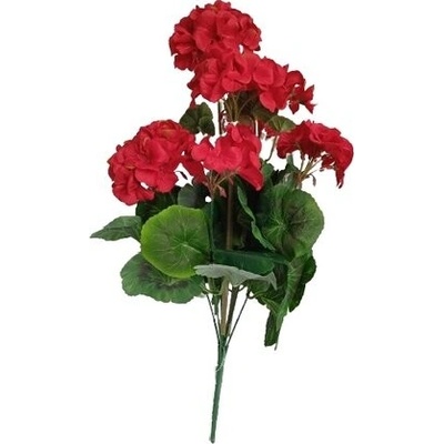 Umelá kvetina Muškát červená, 47 cm​