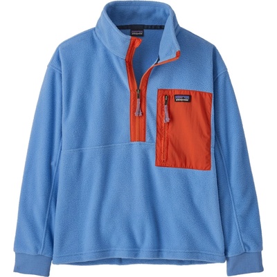 Patagonia Детски поларен пуловер Patagonia Kid's Microdini 1/2 Zip P/O Fleece jumper - Abundant Blue - размер XL (704-3908-0815)