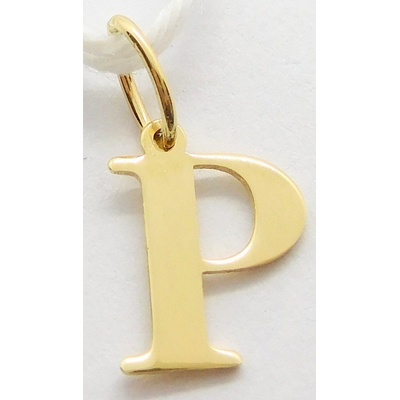 Klenoty Budín Zlatý přívěsek písmeno P GUPYN 43371