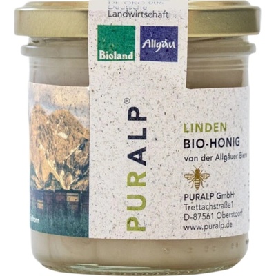 PURALP BIO Lipový Med -400 g Alpy-Nemecko