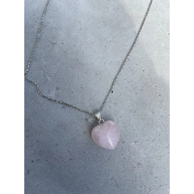 Prosperk Řetízek srdíčko růženín S3938