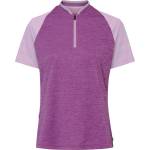 Vaude Дамска фланелка с къс ръкав за колоездене Vaude Women's Tamaro Half Zip Shirt IV Cycling jersey - Magenta - размер 36 (EU) (156-2552-0811)