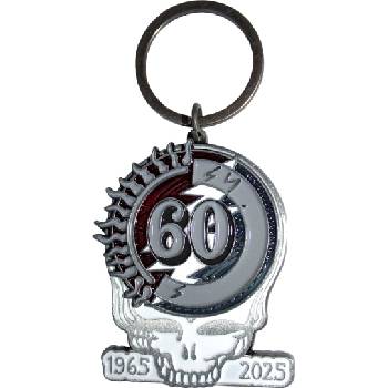 Grateful Dead 60th Anniversary Skull Ключодържател (GRATEKEY33)