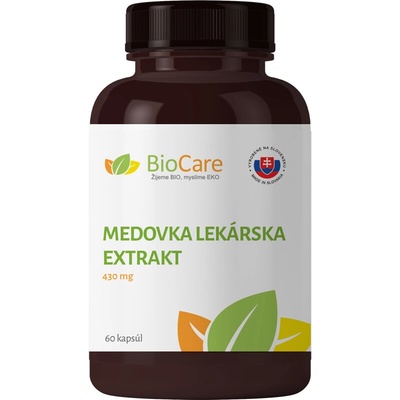 BioCare Medovka Extrakt 430mg 2x 60 kapúl