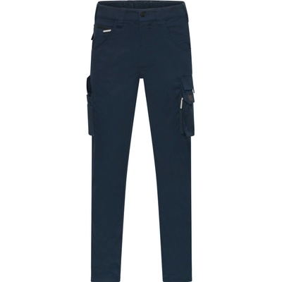 James Nicholson Kalhoty JN 1858 Slim Line do pasu navy