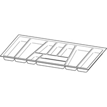 HETTICH 9302721 OrgaTray 740 900/500 stříbrná