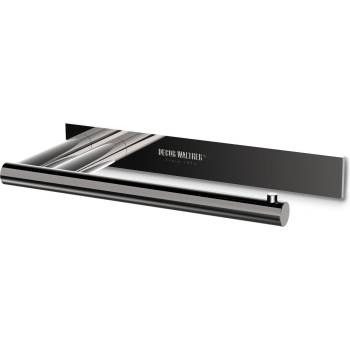DECOR WALTHER Държач за тоалетна хартия Mikado Frame с PVD покритие черен хром (0523658)