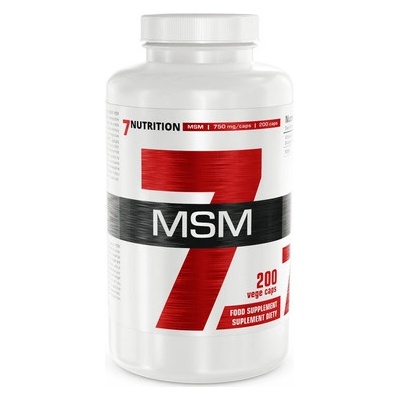 7Nutrition MSM 750mg kĺbová výživa 200 kapsúl