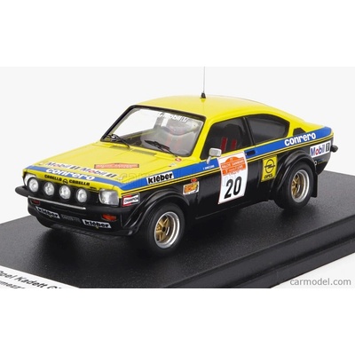 Trofeu Opel Kadett Gt/e night Version N 20 Rally Sanremo 1977 F.ormezzano R.meiohas Žlutá Černá 1:43