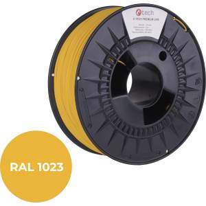 C-Tech 3DF-P-ABS1.75-1023 3D филамент, PREMIUM LINE, ABS, RAL1023, 1, 75mm, 1000g, Транспортно жълт (Traffic yellow) (3DF-P-ABS1.75-1023)