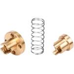 Two Trees Месинг Гайка с трапецовидна резба 8mm T8 с пружина Anti-Backlash Nut