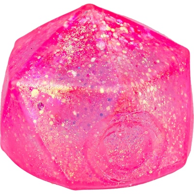Míček glamour diamant třyptivý strečový 6cm antistresový 3 barvy