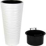 Serinova Кашпа Serinova Kumsal KVT3, 26, 4/13, 7 л, Ø40 × 80 см, бяла, 3 части