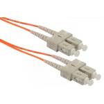 SeaMAX Оптична корда SeaMAX, 5m, SC-SC UPC, MM OM2 50/125, duplex, 2.0mm, LSZH (MM-PC-SC/SC-5-D)