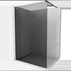 Mexen Kioto душ преграда Walk-in 130 x 200 см, графит 8 мм, черна - 800-130-101-70-40 (800-130-101-70-40)