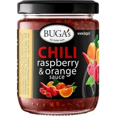 Buga´s Chilli omáčka s malinou a pomerančem 170 g
