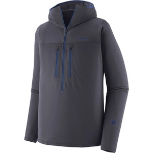 Patagonia Мъжки поларен пуловер Patagonia R1 Ultralight Hoody Fleece jumper - Smolder Blue (005-7064-0312)