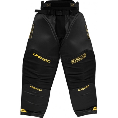 Unihoc Alpha Evolab Goalie Pants Black-Gold – Zboží Dáma