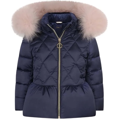 TreApi Пухено яке с естествена качулка Baby A