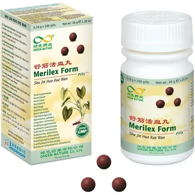 TCM Bohemia Shu Jin Huo Xue Wan Merilex Form 204 200 kuliček