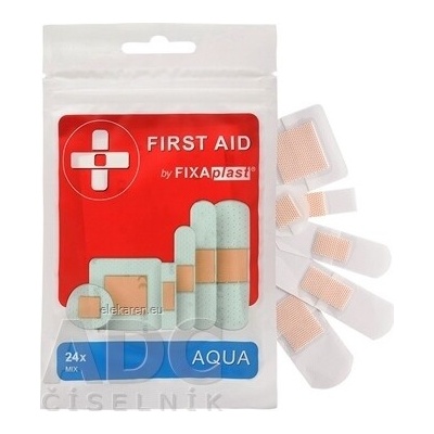 ALFA VITA, s.r.o. FIXAplast FIRST AID AQUA náplasť MIX 24 ks