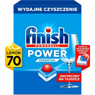 Finish Power Essential Lemon Tablety do myčky 70 ks