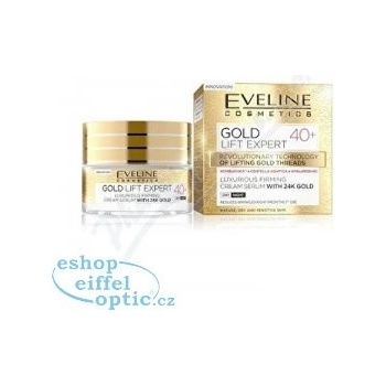 Eveline Cosmetics Gold Lift Expert luxusní zpevňující krém -sérum 40+ 50 ml