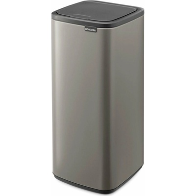Brabantia Sivý dotykový oceľový odpadkový kôš 30 l Bo Touch