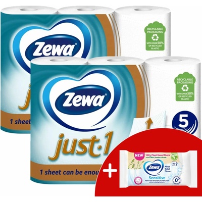 Zewa Just1 5-vrstvový 2 x 6 ks