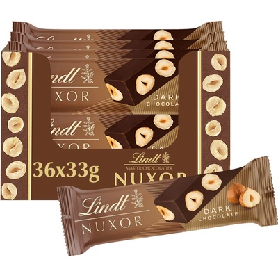 Lindt NUXOR Snack hořká 36 x 33 g