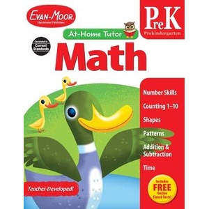 At-Home Tutor Math, Prekindergarten | Jo Ellen Moore (ISBN: 9781613689790)