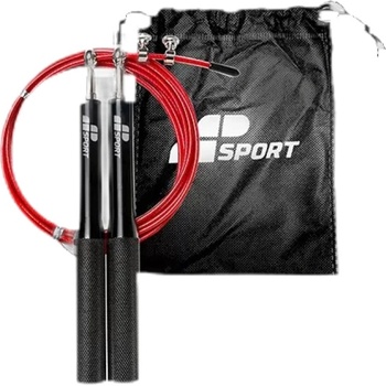 MP Sport Въже за скачане | Алуминиеви дръжки Черно с червено