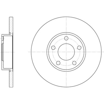 Brzdový kotúč REMSA 6327.00