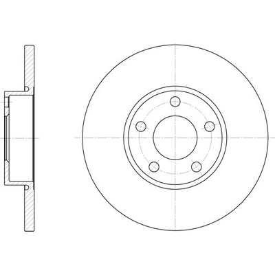 Brzdový kotúč REMSA 6327.00